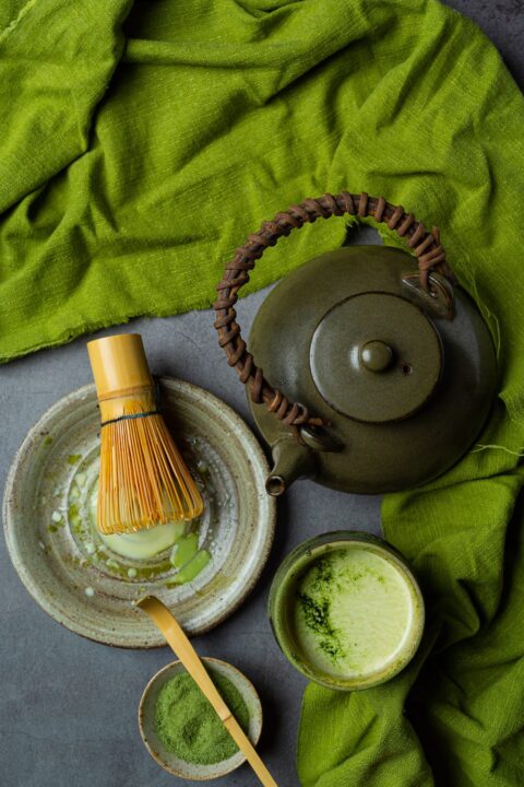 Green tea mask : Home made